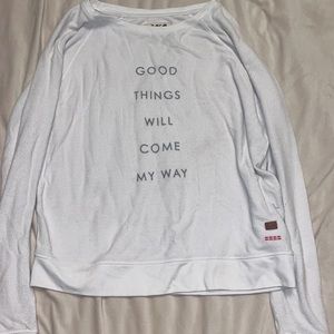 Peace love world sweatshirt